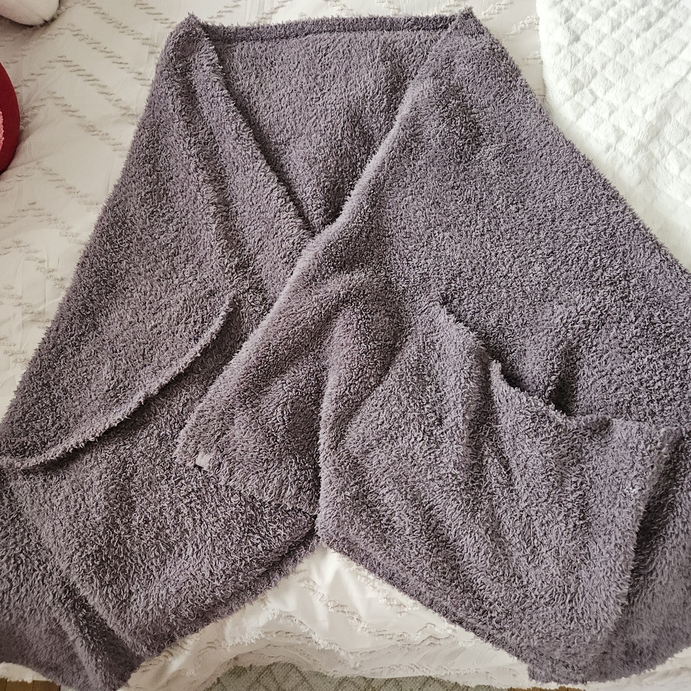 Barefoot Dreams Lavender CozyChic Throw
